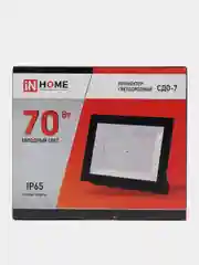 Прожектор светодиодный СДО-7 70Вт 230В 6500К IP65 черн. IN HOME