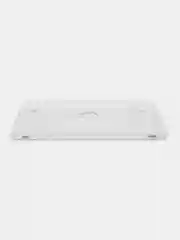 Белый чехол-накладка глянцевая для ноутбука Apple Macbook