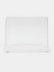 Белый чехол-накладка глянцевая для ноутбука Apple Macbook