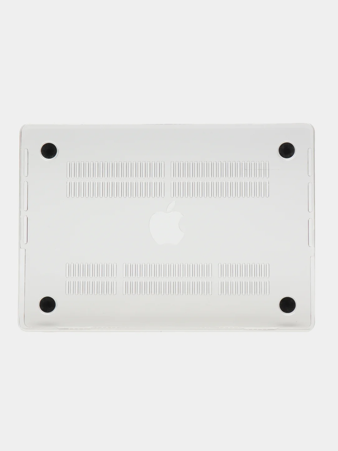 Белый чехол-накладка глянцевая для ноутбука Apple Macbook