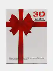 Белый 3d Светильник, ночник, LED, USB, подарок на 8 марта