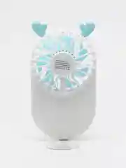 Белый вентилятор ручной портативный USB
