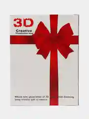 Коричневый 3d Светильник, ночник, LED, USB, подарок на 8 марта