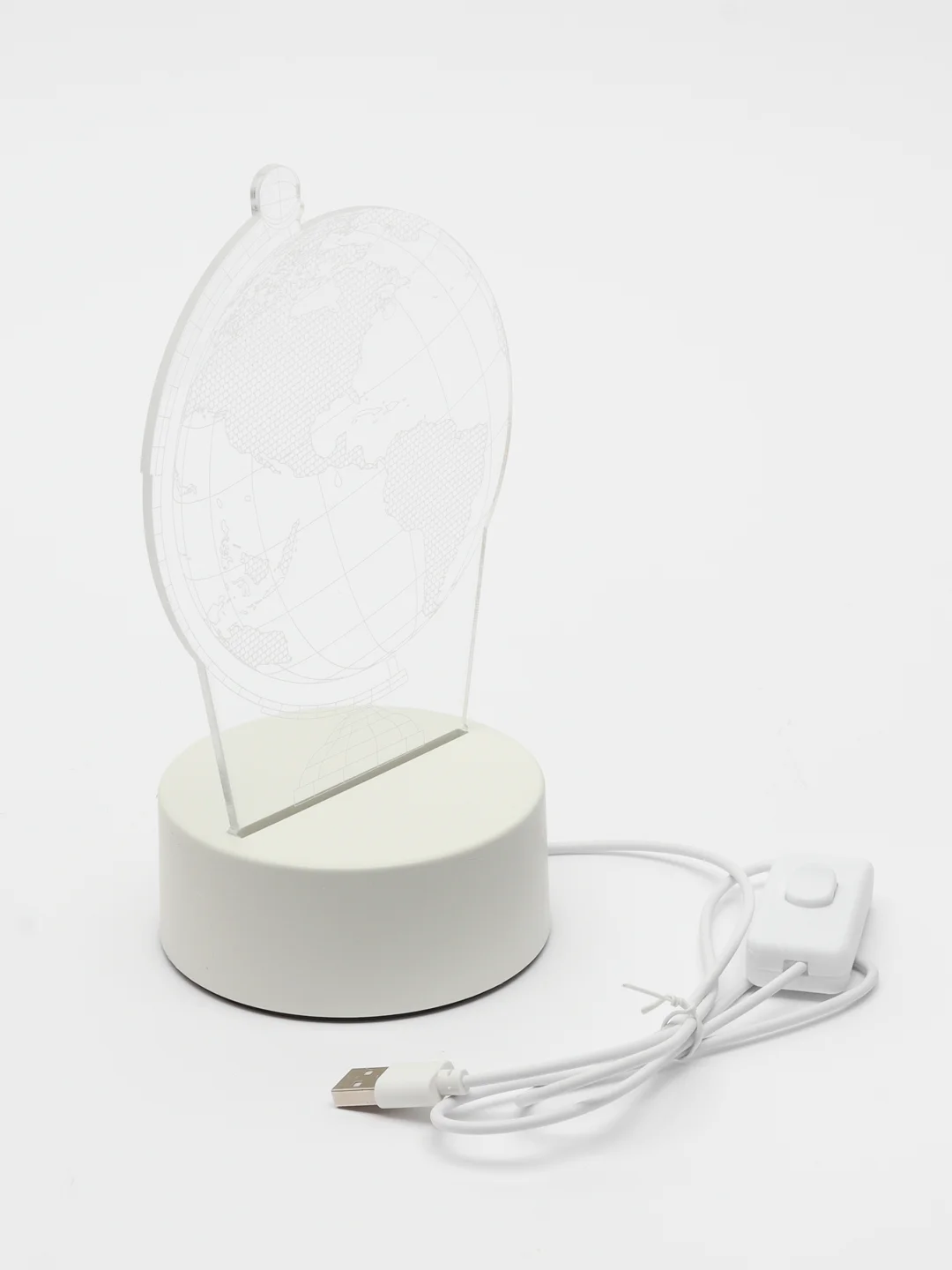Коричневый 3d Светильник, ночник, LED, USB, подарок на 8 марта