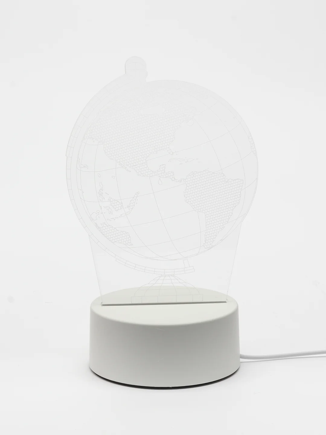Коричневый 3d Светильник, ночник, LED, USB, подарок на 8 марта