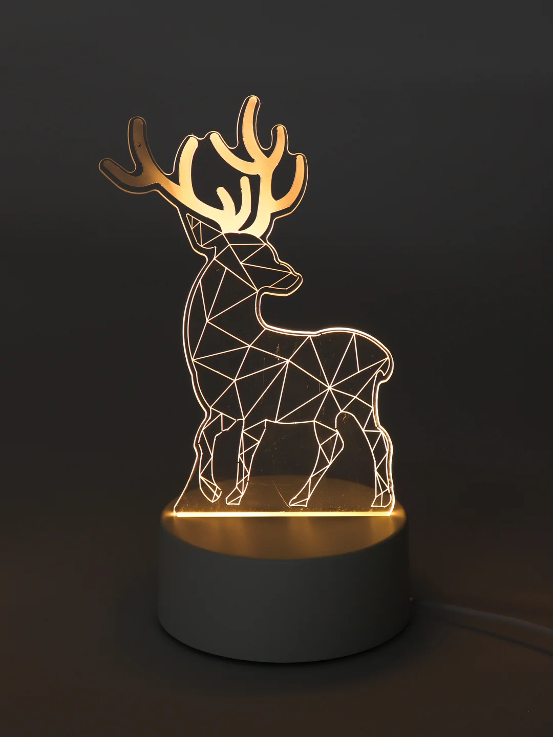 Лимонный 3d Светильник, ночник, LED, USB, подарок на 8 марта