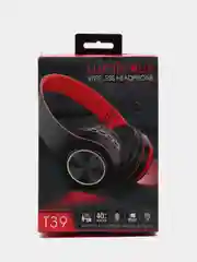 Синий наушники блютус, большие / с микрофоном