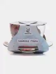 Сиреневый чайная пара стекло, чашка + блюдце в подарочной упаковке, 250 мл