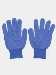 Синий перчатки ПВХ нейлоновые рабочие, хозяйственные, садовые