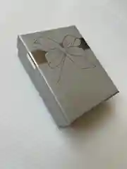 Серебряный подарочная коробка для украшений, шкатулка для комплекта серьги, кольцо, цепочка