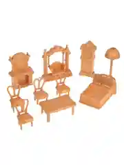 Дом для куклы 59 предметов, 35х6,8х22,5 см