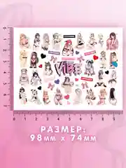 Слайдеры для ногтей VIBE Хентай 053