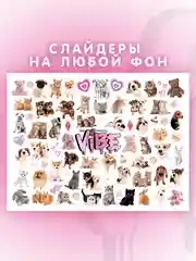 Слайдеры для ногтей VIBE Милота 056