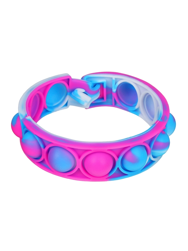 Антистресс-головоломка Браслет POPIT, 25,5х3 см, ПВХ, 4 дизайна