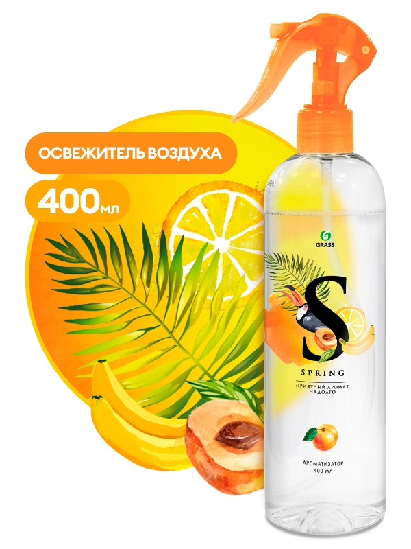 Жидкий освежитель воздуха Grass "Spring", 400 мл