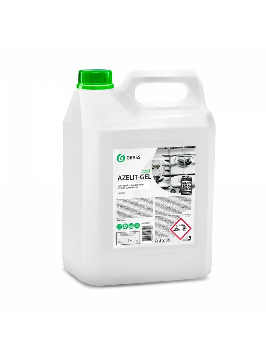 Чистящее средство для кухни Grass "Azelit-gel", 5,4 л