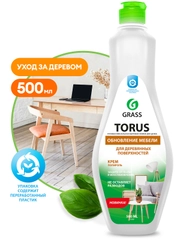 Очиститель-полироль для мебели Grass Torus Cream, 500 мл