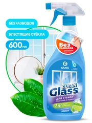 Чистящее средство для стекол и зеркал Grass Clean Glass "Голубая лагуна", 600 мл