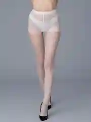 Белый колготки женские Giulia LIKE 40 COMFORT