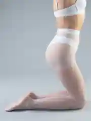 Белый колготки женские Giulia LIKE 40 COMFORT