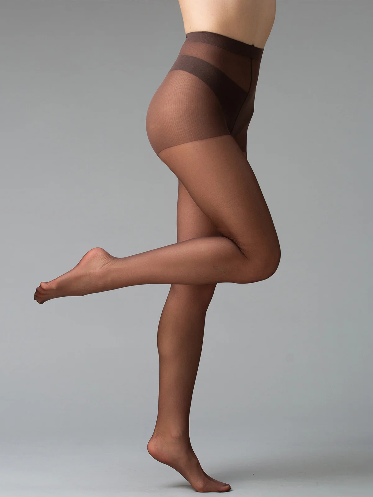 Коричневый колготки женские Giulia LIKE 40 COMFORT