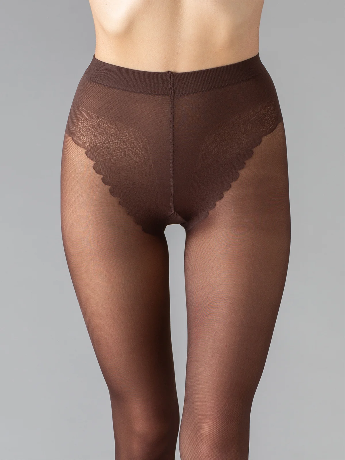 Коричневый колготки женские Giulia BIKINI 40