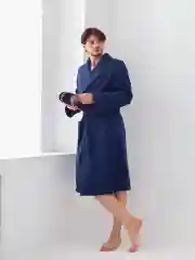 Халат мужской, махровый, с именной вышивкой "Царь просто Царь"