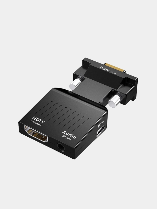 Портативный адаптер переходник конвертер HDMI - VGA