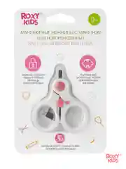 Голубой ножницы детские маникюрные для новорожденных и малышей ROXY-KIDS с замочком