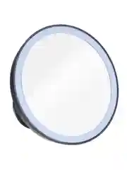 Зеркало с LED-подсветкой, 4xAAA, USB-провод, d15 см