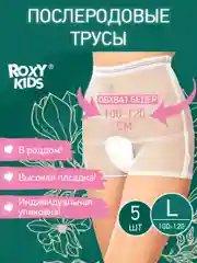 Трусы-сеточки для роддома послеродовые стерильные  ROXY-KIDS, размер L, 5 шт