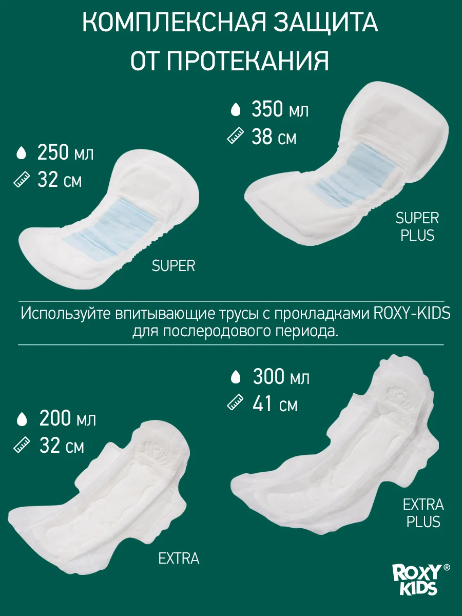 Трусы-сеточки для роддома послеродовые стерильные  ROXY-KIDS, размер L, 5 шт