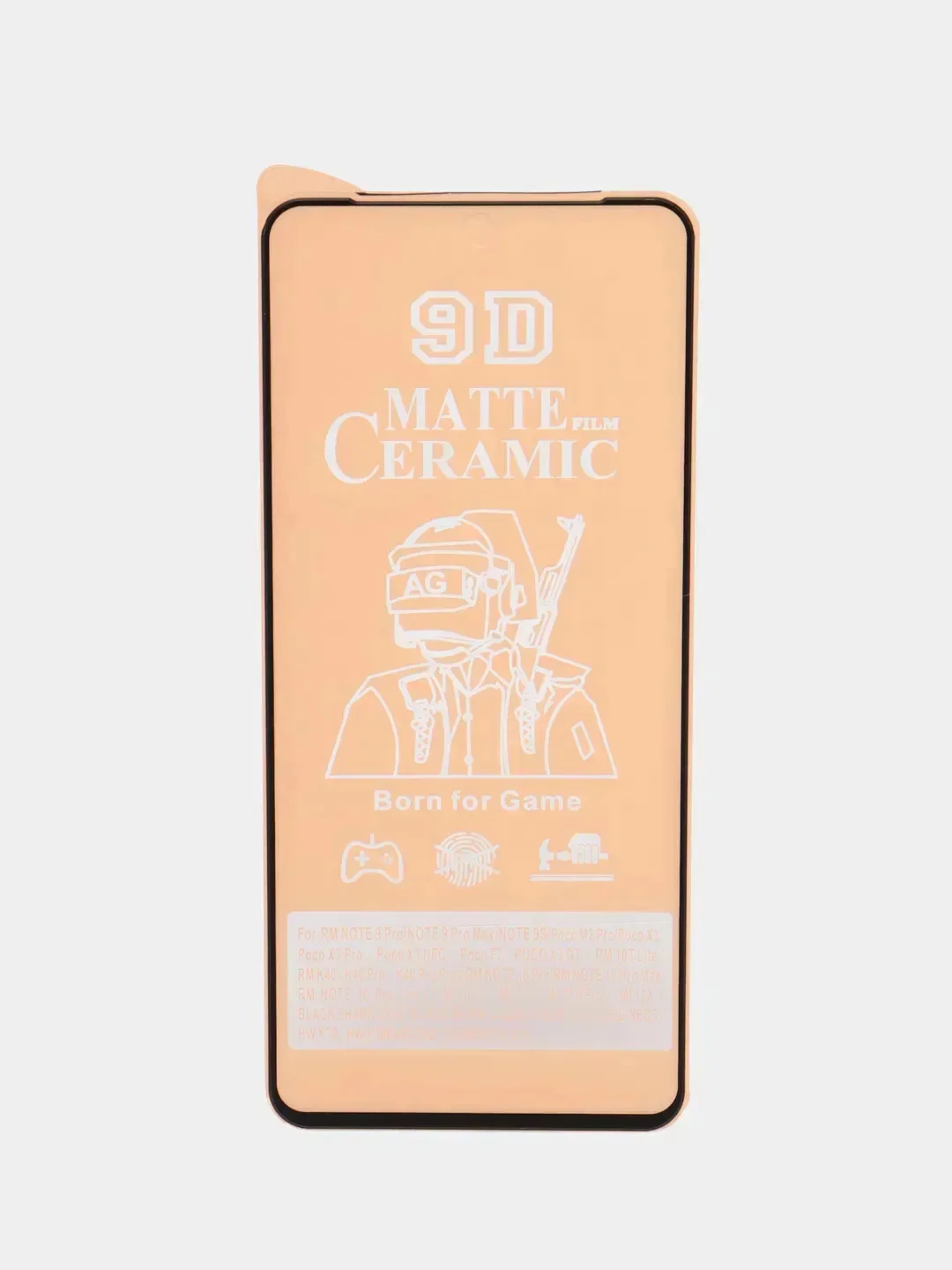 Черный защитная керамическая матовая пленка для Realme 9 Pro/Realme 9 5G/9i/Realme 8i, стекло