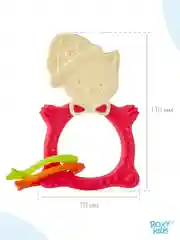 Универсальный прорезыватель MEOW TEETHER. Цвет коралловый от ROXY-KIDS