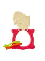 Универсальный прорезыватель MEOW TEETHER. Цвет коралловый от ROXY-KIDS