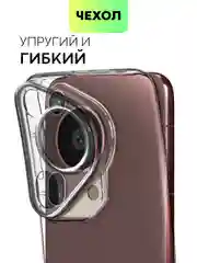Прозрачный чехол для Huawei Pura 70, 70 Pro/ Pro Plus, 70 Ultra силиконовый BROSCORP с защитой камер