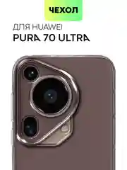Прозрачный чехол для Huawei Pura 70, 70 Pro/ Pro Plus, 70 Ultra силиконовый BROSCORP с защитой камер