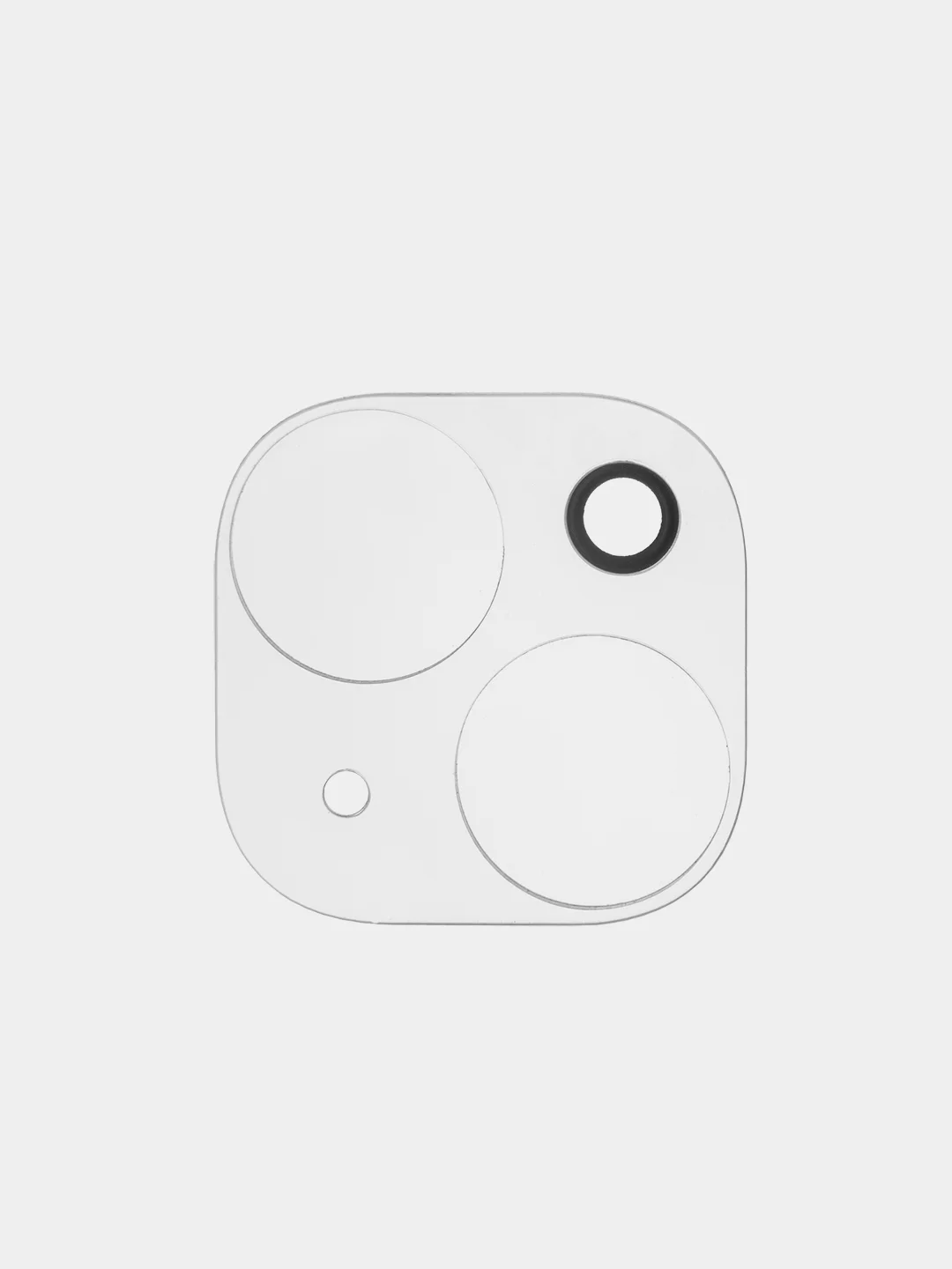Прозрачный стекло на камеру для телефона Apple iPhone 15/15 Plus защитное ROSCO прозрачное закаленное
