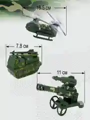 Белый набор солдатиков , с аксессуарами