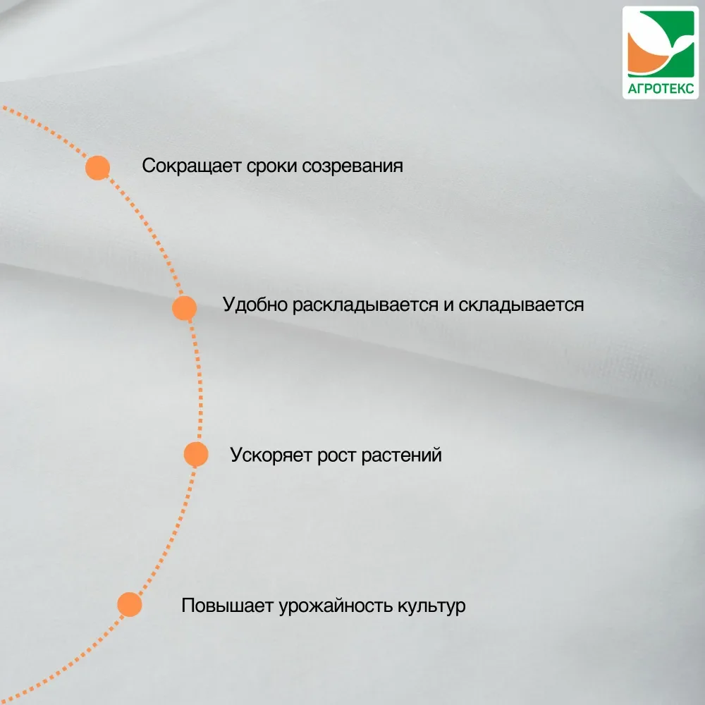 Агротекс сменное укрытие для парника 6м (7 карманов для дуг)