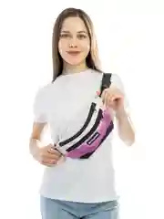 Конфетный сумка-бананка на пояс, большая, 3 кармана