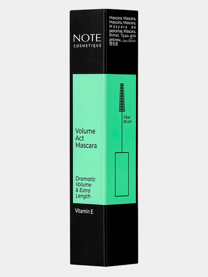 Тушь для объема ресниц NOTE Cosmetique volume act mascara