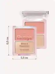 Палетка для лица Divage Blush & Highlighter Duo Face Palette тон 1