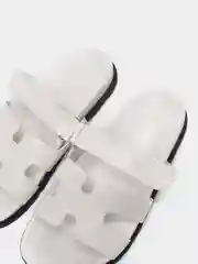Белый босоножки женские, сандали женские, шлепки женские