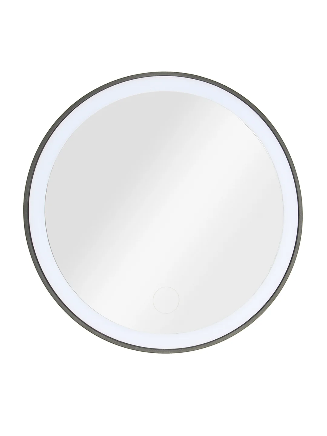 Зеркало с LED-подсветкой, 4xAAA, USB-провод, d15 см