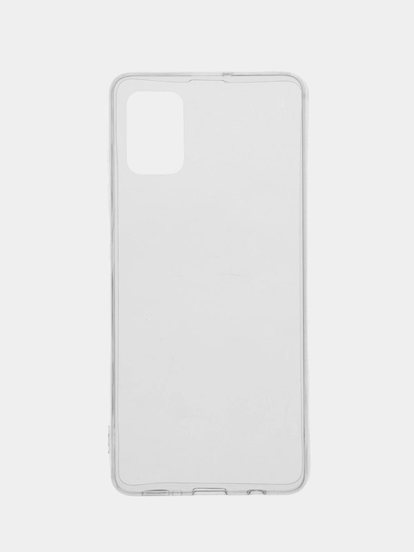 Чехол для Samsung A51, прозрачный силикон/пластик