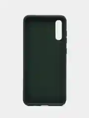 Зеленый силиконовый чехол для Samsung A70 противоударный Fono