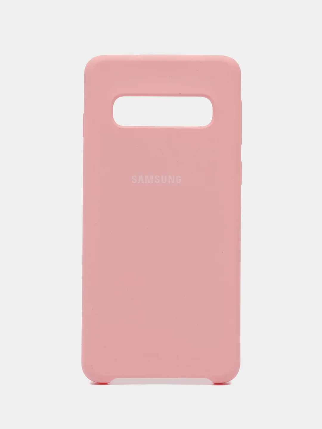 Розовый чехол Silicone Case для Samsung Galaxy S10