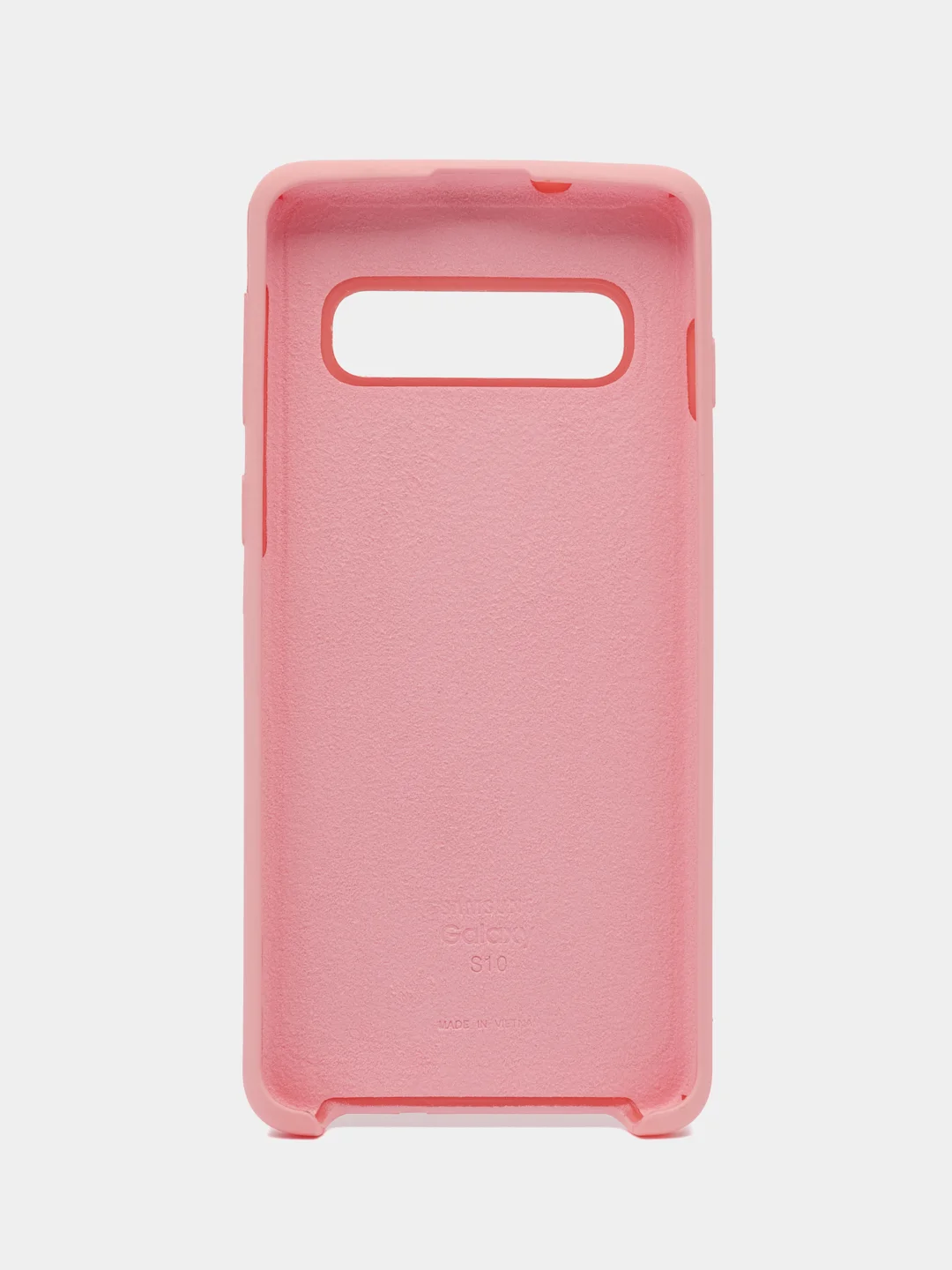 Розовый чехол Silicone Case для Samsung Galaxy S10