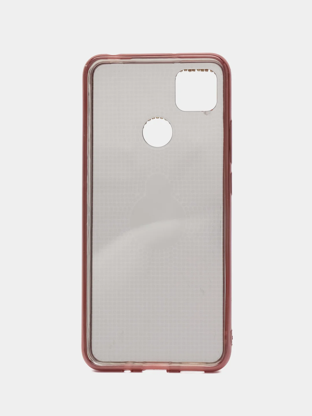 Розовый силиконовый чехол для Xiaomi Redmi 9C с кольцом